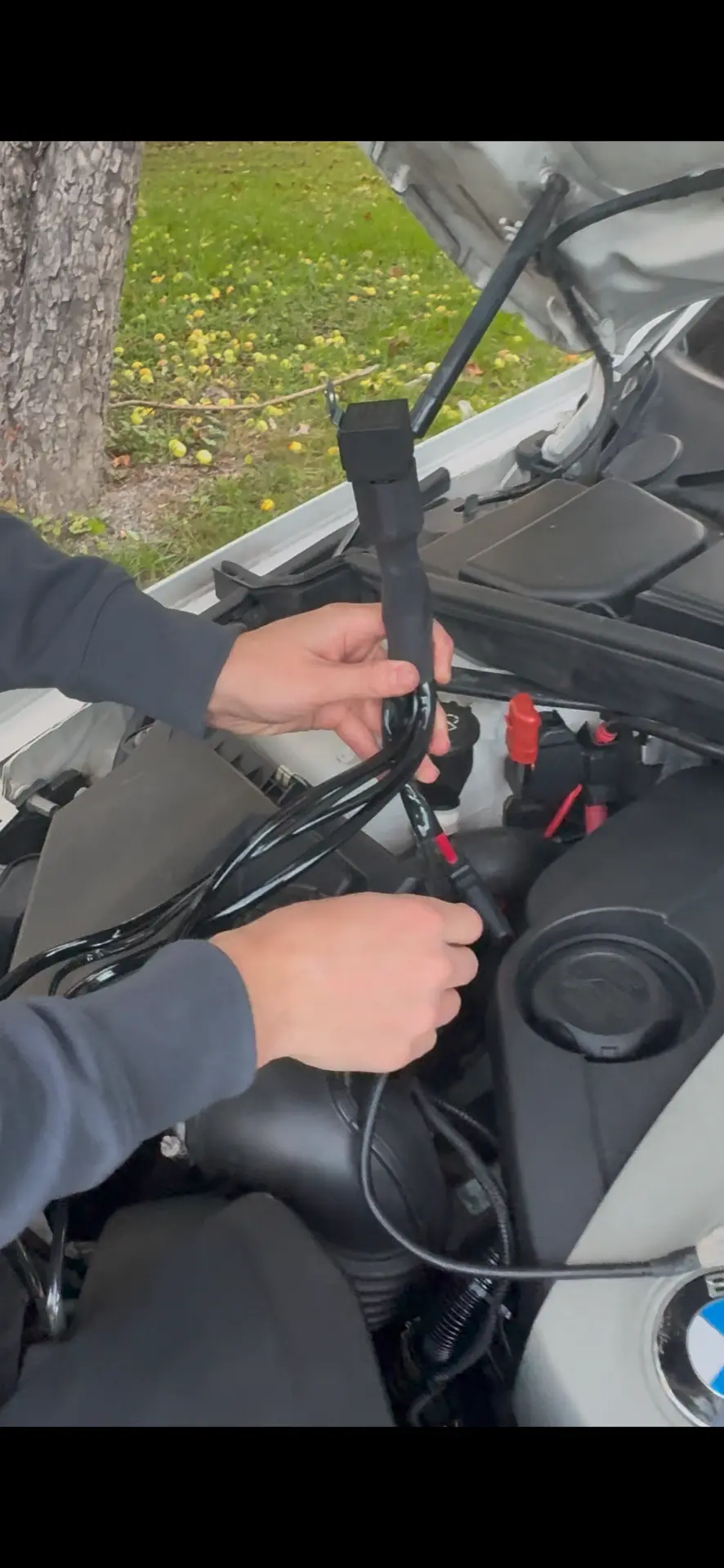 Kabelsats för extraljus i motorrummet